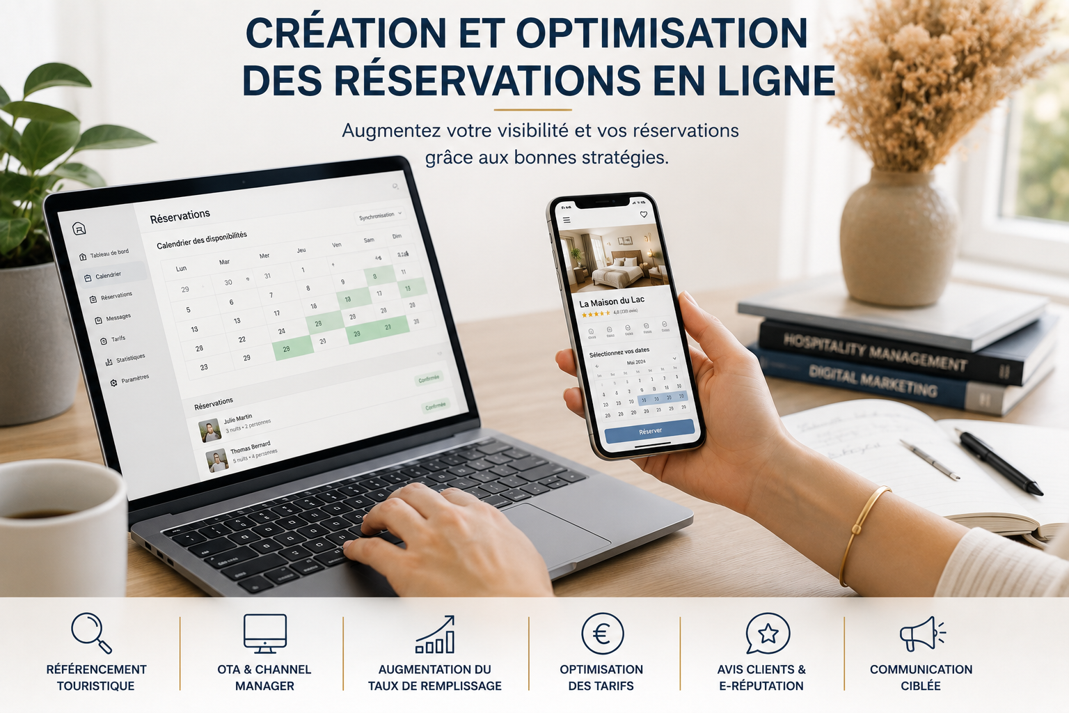 Formation création et optimisation des réservations en ligne