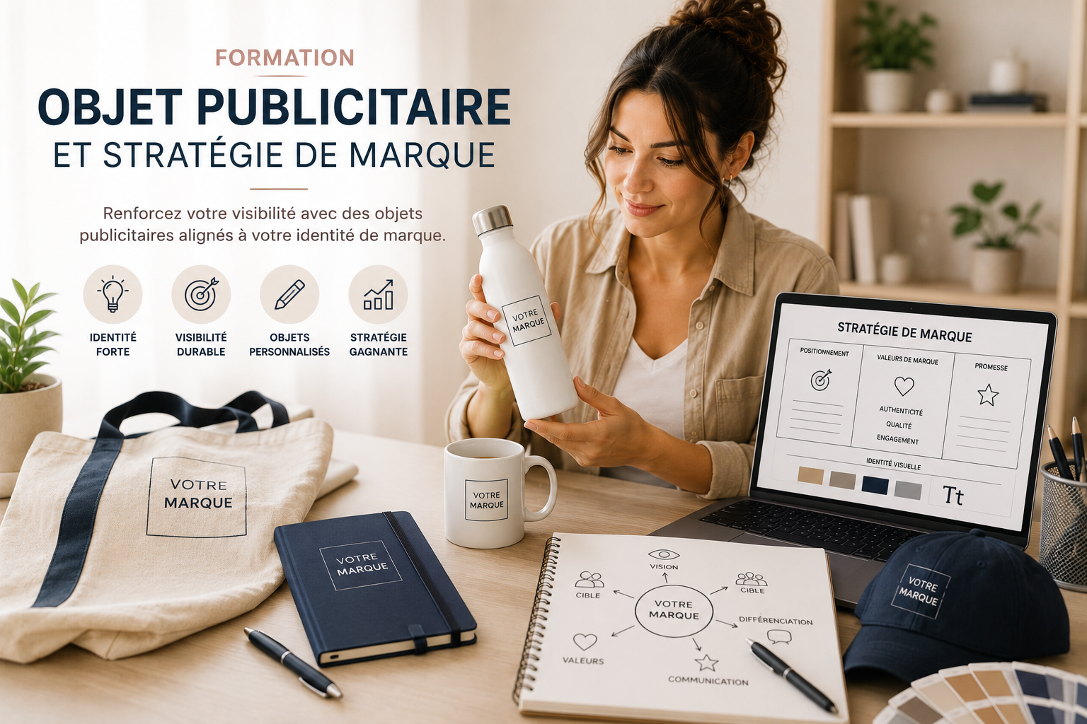 Formation objets publicitaires et stratégie de marque